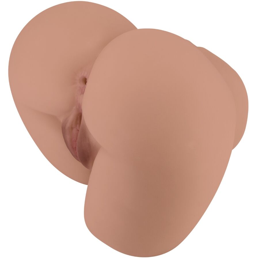 CRAZY BULL - BERNACE TRASERO VIBRADOR CON VAGINA Y ANO REALÍSTICO NATURAL CONTROL REMOTO CRAZY BULL