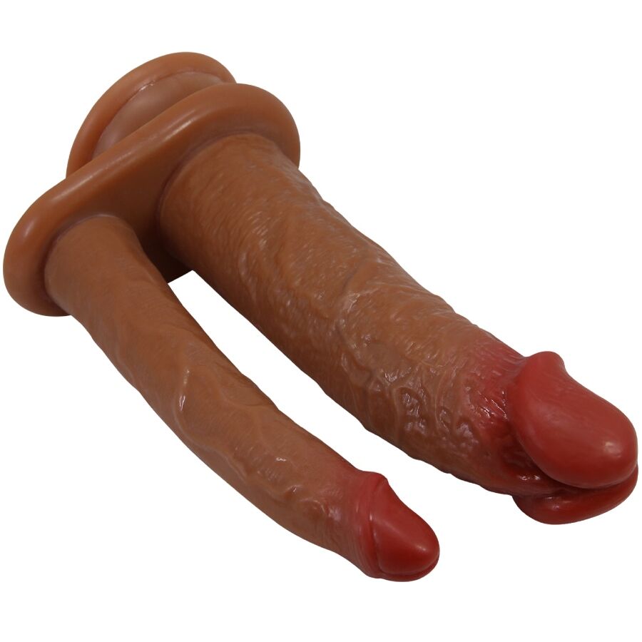 PRETTY LOVE - GORAN DOBLE DILDO REALÍSTICO NATURAL MULATO PRETTY LOVE