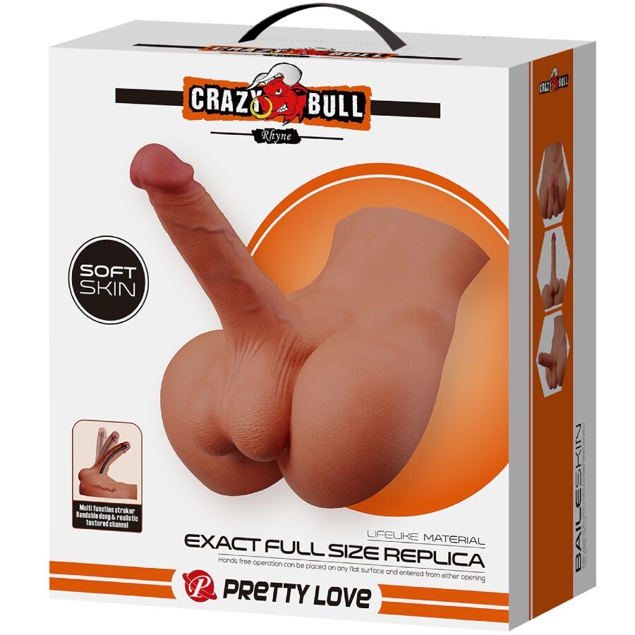 CRAZY BULL - RHYNE TRASERO MASTURBADOR REALÍSTICO NATURAL CRAZY BULL