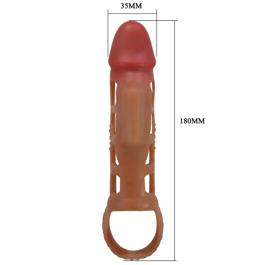 PRETTY LOVE - PRESTON FUNDA PARA PENE CON VIBRACIÓN DE 18 CM PRETTY LOVE