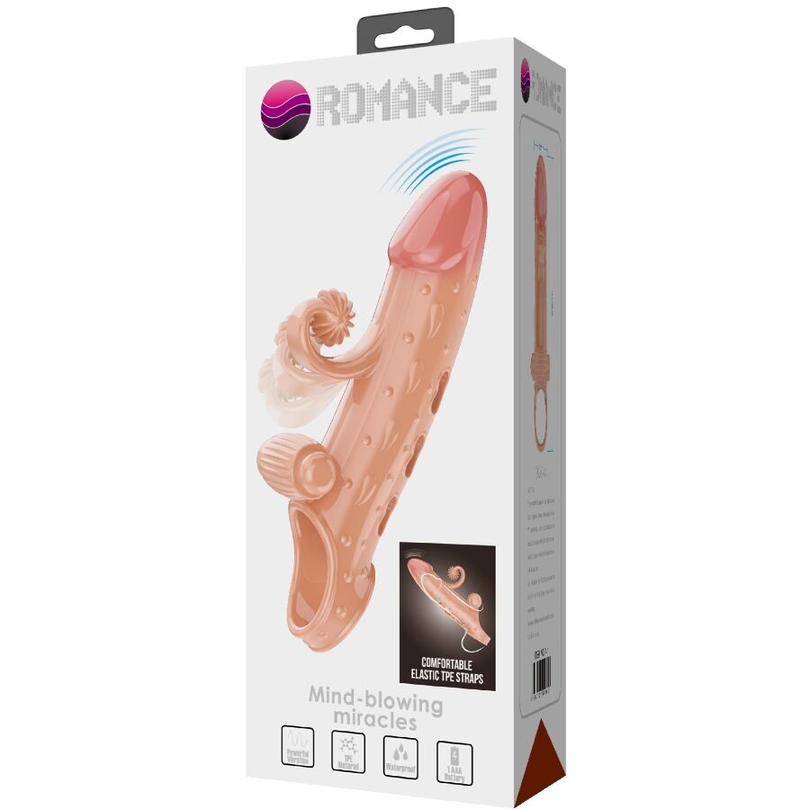ROMANCE - FUNDA PARA PENE CON VIBRACIÓN NATURAL ROMANCE