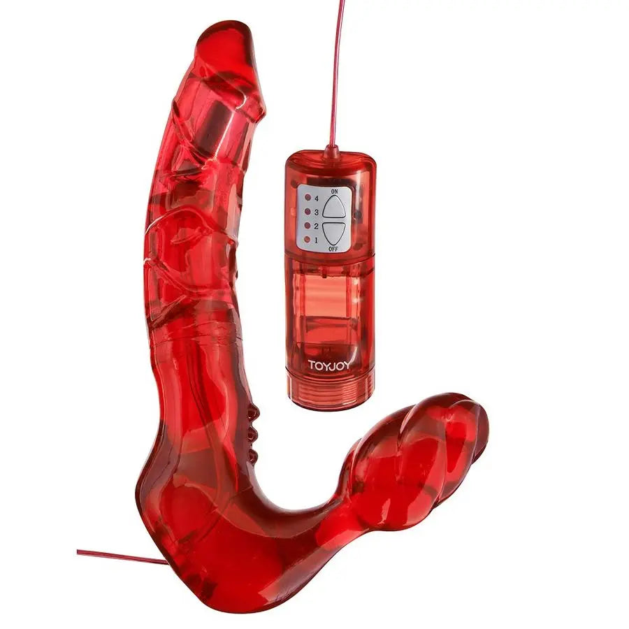 TOYJOY - ARNES DOBLE PENETRACION SIN CORREAS CON VIBRADOR TOYJOY