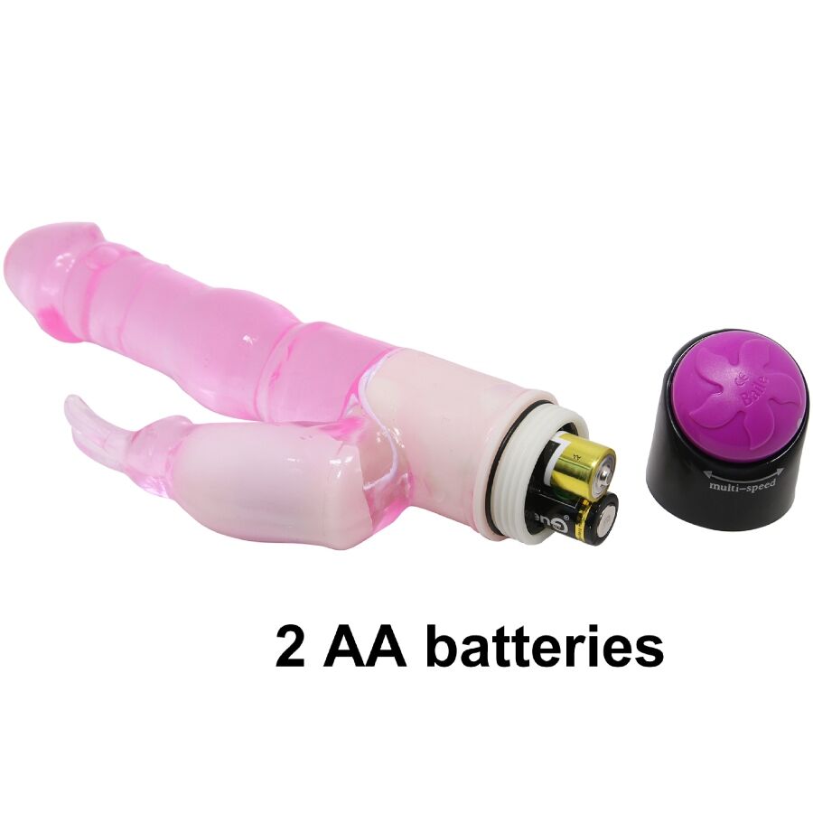 BAILE - WAVES OF PLEASURE FANTASY VIBRADOR CON RABBIT 23 CM BAILE VIBRATORS