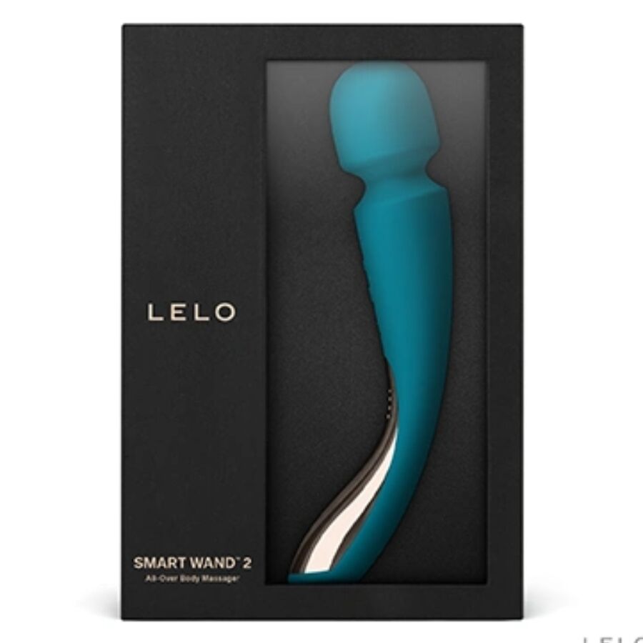 LELO - MASAJEADOR SMART MEDIUM WAND 2 VERDE AGUA LELO