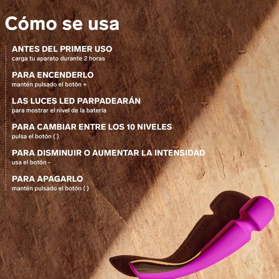 LELO - MASAJEADOR SMART MEDIUM WAND 2 VERDE AGUA LELO