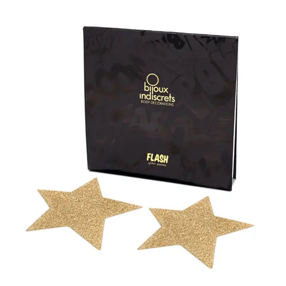 BIJOUX - INDISCRETS PEZONERAS FLASH ESTRELLA DORADA BIJOUX FLASH COLLECTION