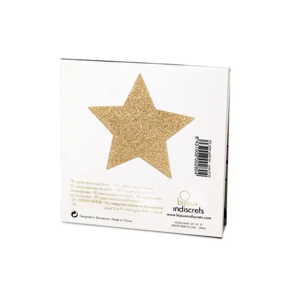 BIJOUX - INDISCRETS PEZONERAS FLASH ESTRELLA DORADA BIJOUX FLASH COLLECTION