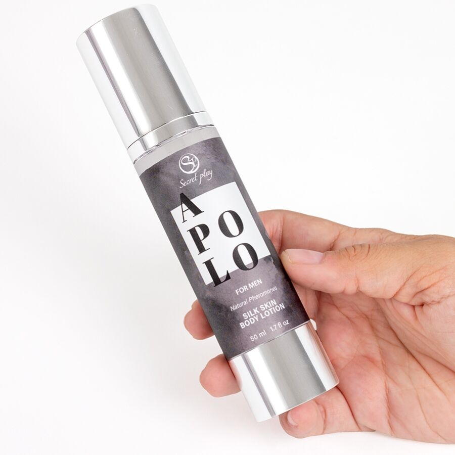 SECRETPLAY - APOLO LOCION PIEL DE SEDA PARA HOMBRES 50 ML SECRETPLAY COSMETIC