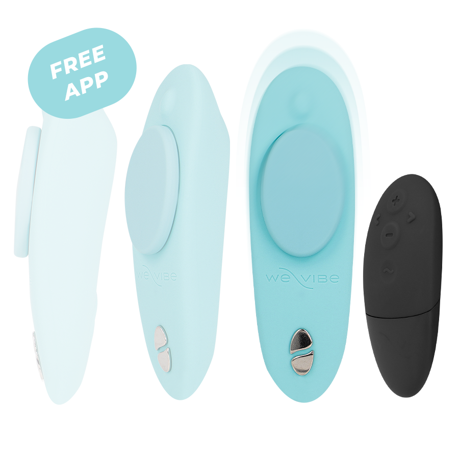 WE-VIBE - MOXIE + VIBRADOR CLÍTORIS AQUA julyboutique
