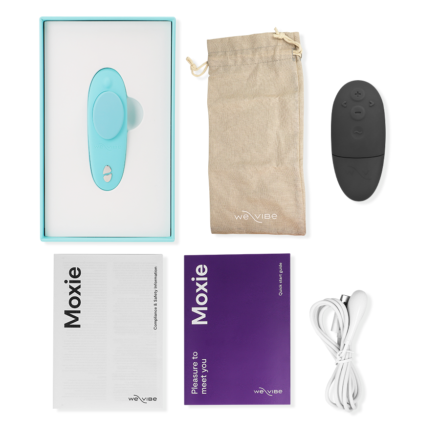 WE-VIBE - MOXIE + VIBRADOR CLÍTORIS AQUA julyboutique