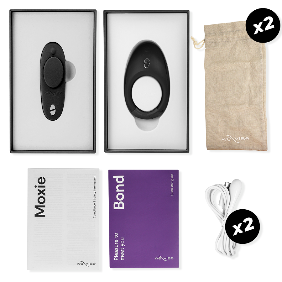 WE-VIBE - TEASE US SET BOND + MOXIE julyboutique