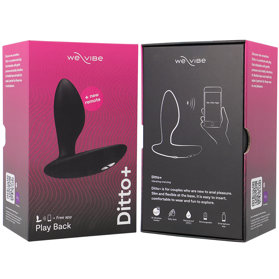 WE-VIBE - VECTOR+ MASAJEADOR DE PRÓSTATA NEGRO julyboutique
