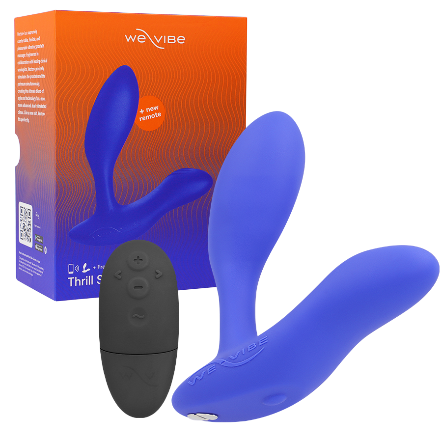 WE-VIBE - VECTOR+ MASAJEADOR DE PRÓSTATA AZUL julyboutique