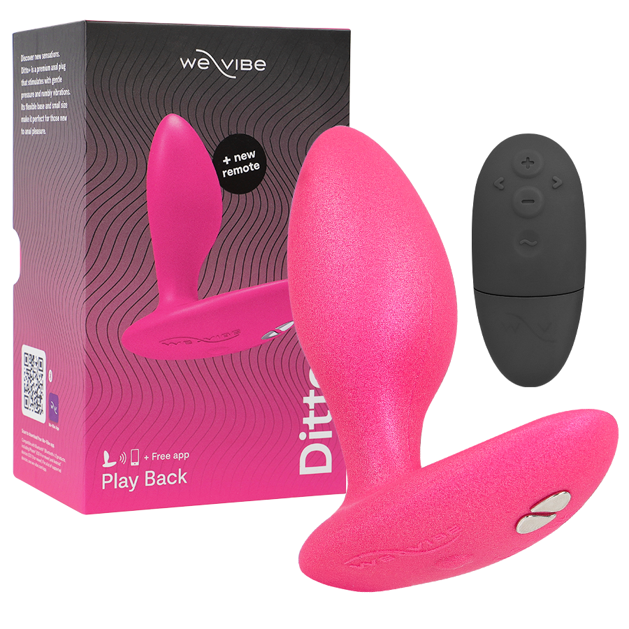 WE-VIBE - DITTO+ PLUG ANAL VIBRADOR ROSA WE-VIBE