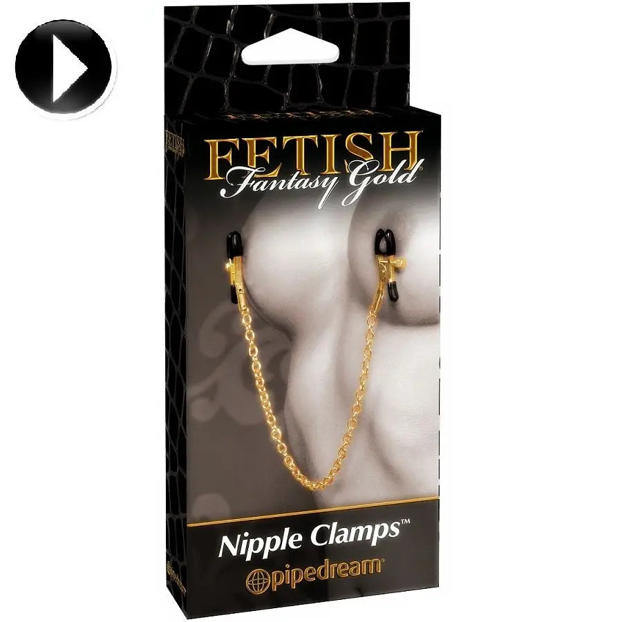 FETISH FANTASY GOLD - PINZAS PARA LOS PEZONES FETISH FANTASY GOLD