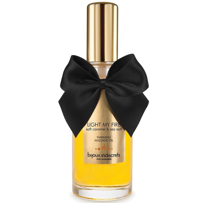 BIJOUX - ACEITE MASAJE EFECTO CALOR AROMA CARAMELO BIJOUX LOVE COSMETIQUES