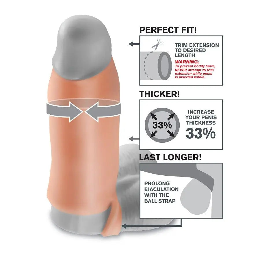 FANTASY X- TENSIONS - REAL FEEL EXTENSION DE PENE XL FANTASY X-TENSIONS