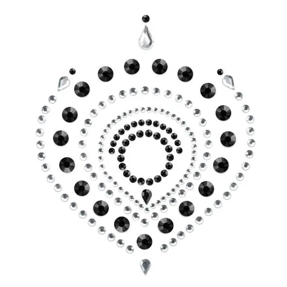 BIJOUX - INDISCRETS FLAMBOYANT NEGRO & PLATA BIJOUX DESIRE METALLIQUE