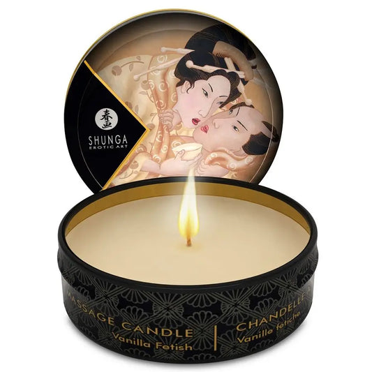 SHUNGA - MINI CARESS BY CANDELIGHT VELA MASAJE VAINILLA 30 ML SHUNGA CANDLES