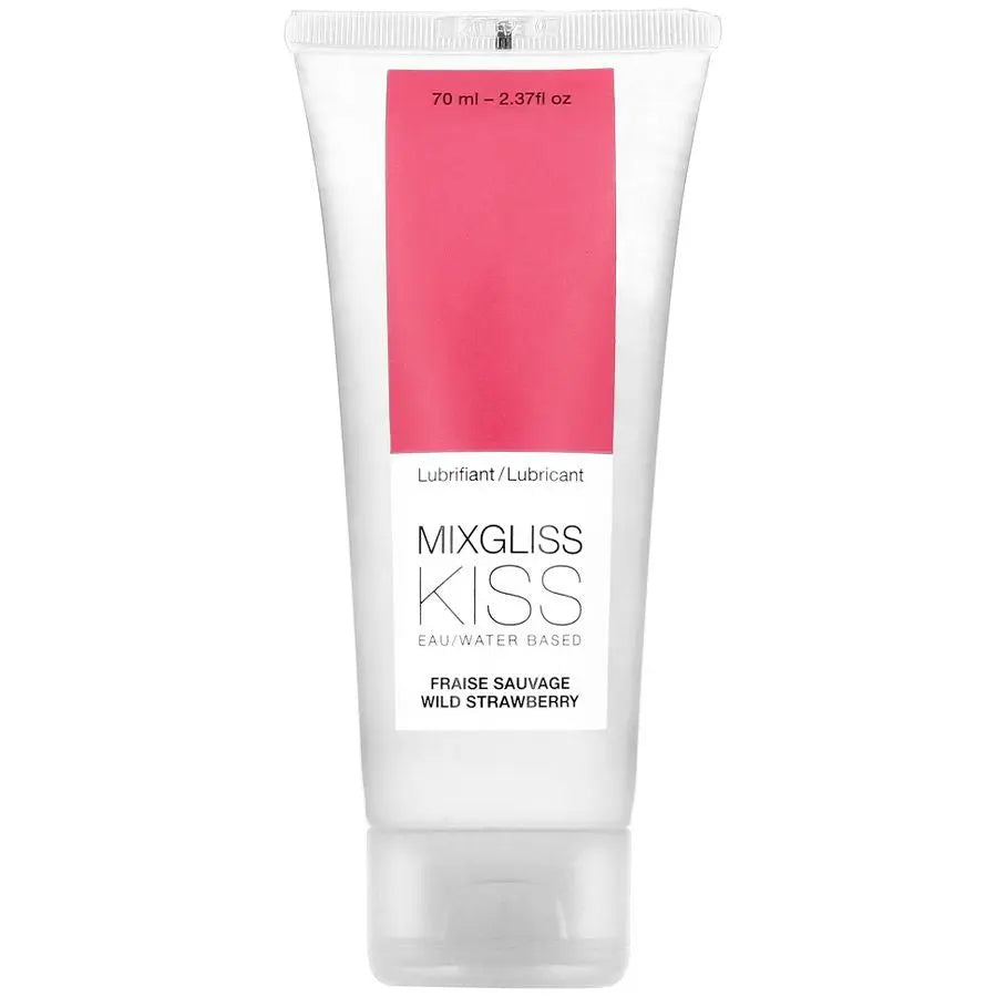 MIXGLISS - LUBRICANTE BASE AGUA SABOR A FRESA 70 ML MIXGLISS