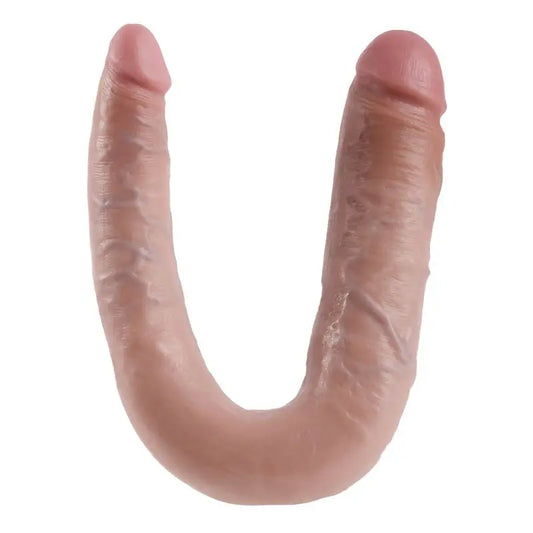 KING COCK - DILDO DOBLE PENETRACIÓN 17.8 CM NATURAL KING COCK