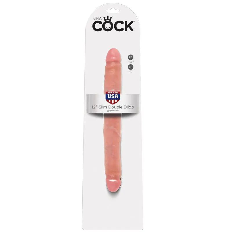 KING COCK - DILDO DOBLE NATURAL 30 CM KING COCK