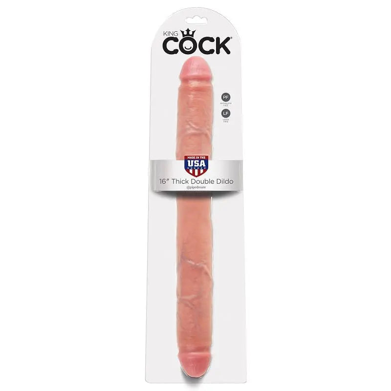 KING COCK - THICK DILDO DOBLE PENETRACIÓN 40.6 CM KING COCK