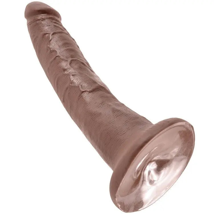 KING COCK - 7 PENE COLOR CHOCOLATE 17.8 CM KING COCK
