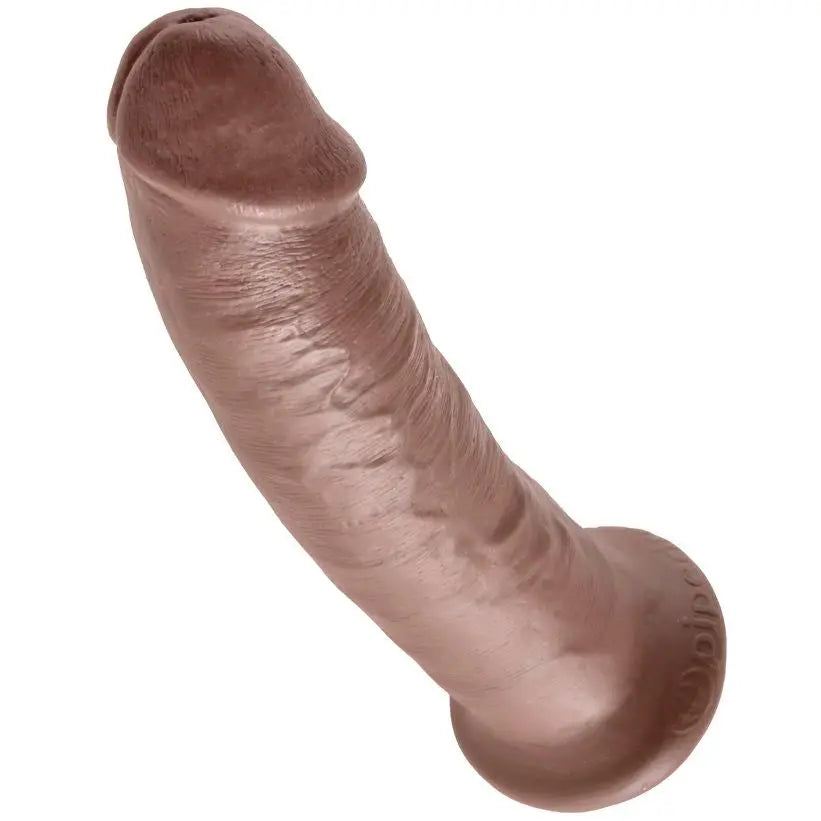 KING COCK - 9 PENE MARRÓN 22.9 CM KING COCK