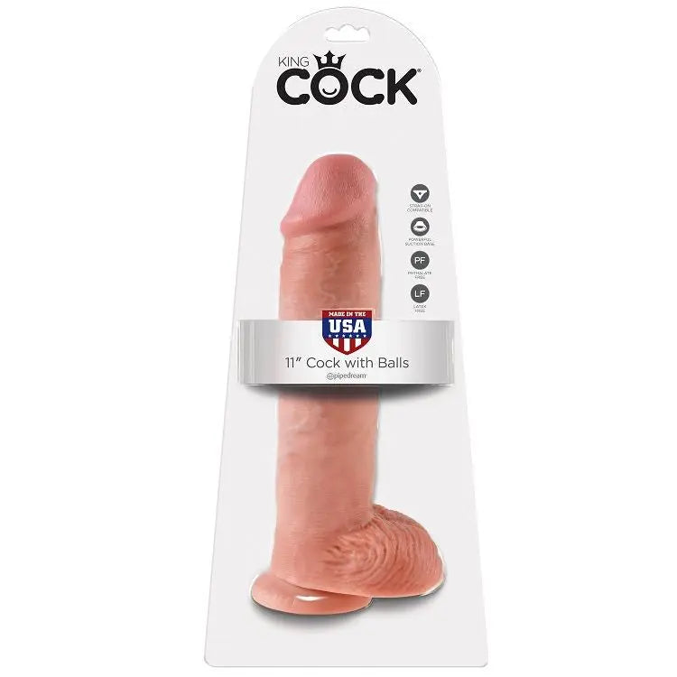 KING COCK - 11 PENE REALISTICO NATURAL 28 CM KING COCK