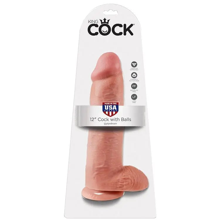 KING COCK - 12 PENE REALISTICO NATURAL 30.48 CM KING COCK