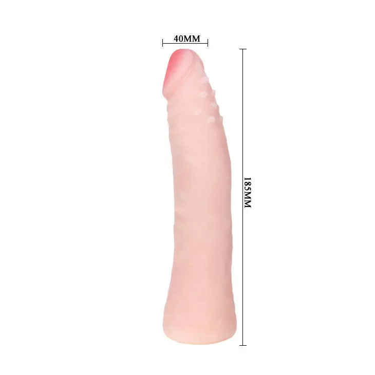 BAILE - DILDO SILICONA TACTO PIEL REALÍSTICO 19 CM COLOR CAJA ALEATORIO BAILE DILDOS