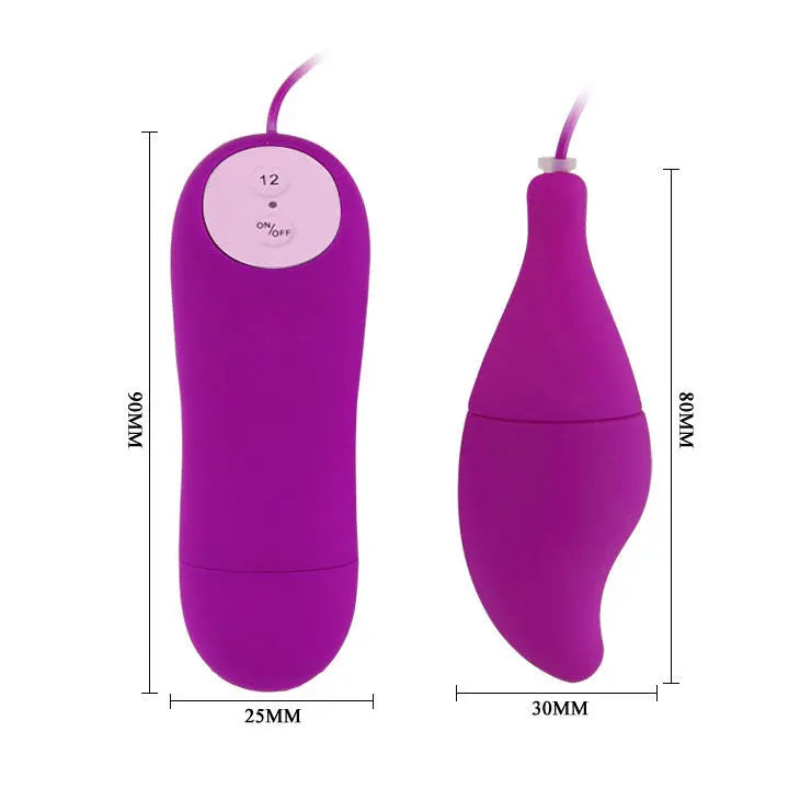 BAILE - PLEASURE SHELL12 PURPLE SAVE NEW BAILE STIMULATING