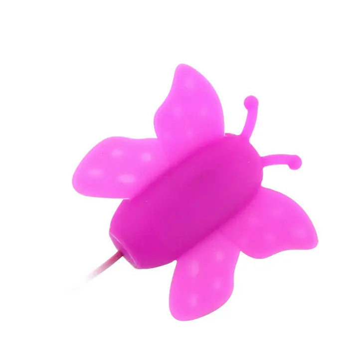 BAILE - ESTIMULADOR DE CLÍTORIS MARIPOSA LOVE EGGS 12 VELOCIDADES LILA CONTROL REMOTO BAILE STIMULATING
