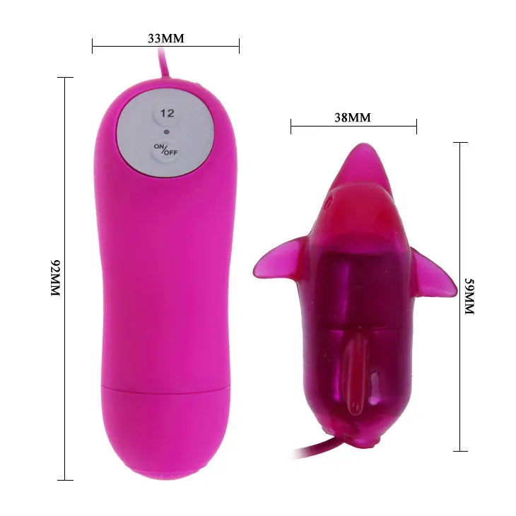 BAILE - CUTE SECRET DELFIN VIBRADOR 12V BAILE STIMULATING