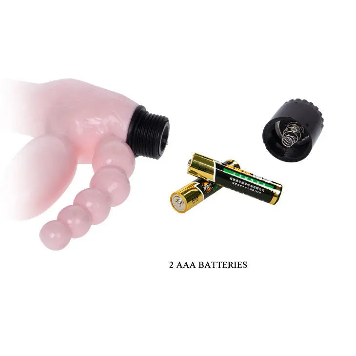 BAILE - ARNÉS SIN CUERDA TPR CON VIBRACIÓN Y ESTIMULACION ANAL 25.4 CM BAILE