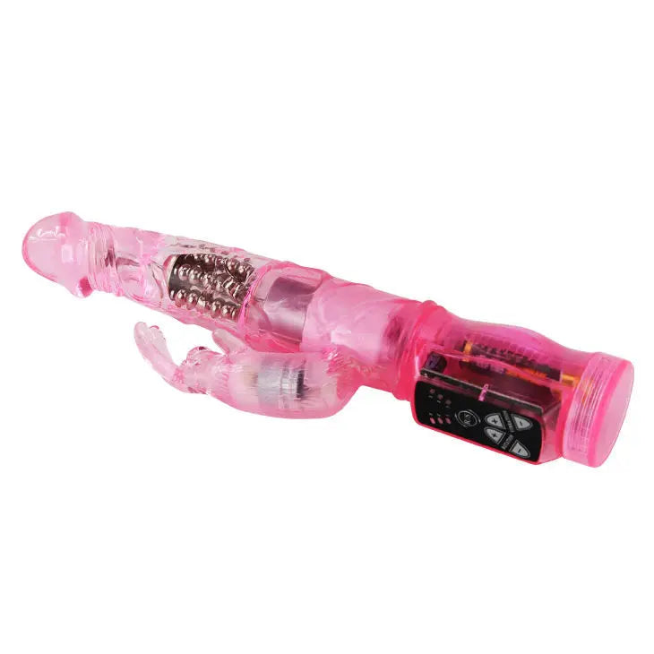 BAILE - MINI ROTADOR RABBIT ROSA SUPERESTIMULADOR BAILE ROTATIONS