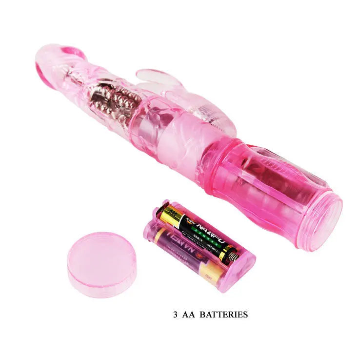 BAILE - MINI ROTADOR RABBIT ROSA SUPERESTIMULADOR BAILE ROTATIONS