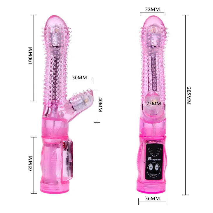 BAILE - VIBRADOR INTIMATE LOVER TEASE LILA BAILE ROTATIONS