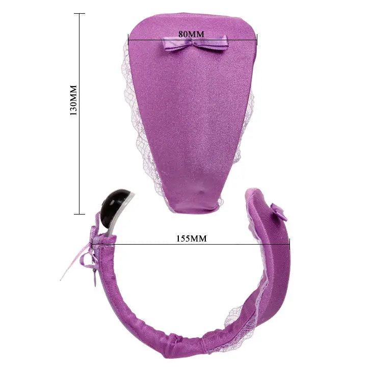 BAILE - TANGA CON VIBRADOR CON CONTROL REMOTO LILA BAILE STIMULATING