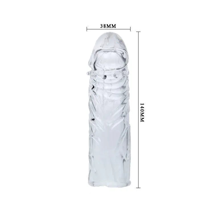 BAILE - FUNDA TRANSPARENTE PARA EL PENE EN SILICONA 13 CM BAILE FOR HIM