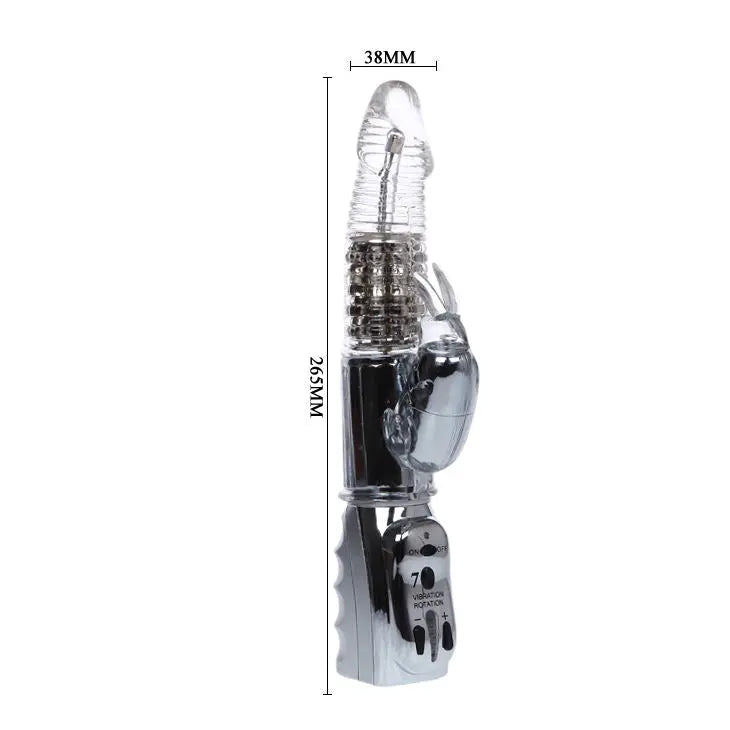 BAILE - AMOUR MISSILE ROTADOR TRANSPARENTE 26.5 CM BAILE ROTATIONS
