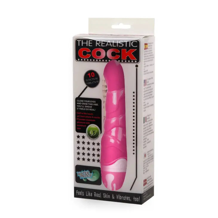 BAILE - THE REALISTIC COCK ROSA 21.8 CM BAILE VIBRATORS