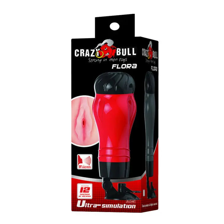 CRAZY BULL - FLORA VAGINA CON BASE MASTURBADOR VOZ CRAZY BULL