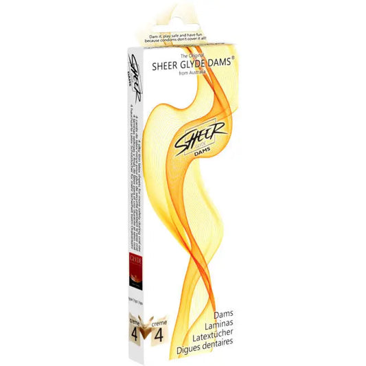SHEER GLYDE - DAMS LAMINAS LATEX SEXO ORAL VAINILLA SHEER GLYDE