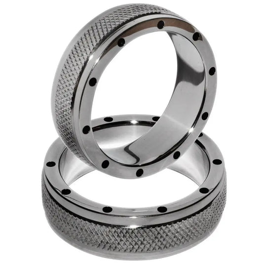 METAL HARD - ANILLO METAL PARA PENE Y TESTICULOS 45MM METAL HARD