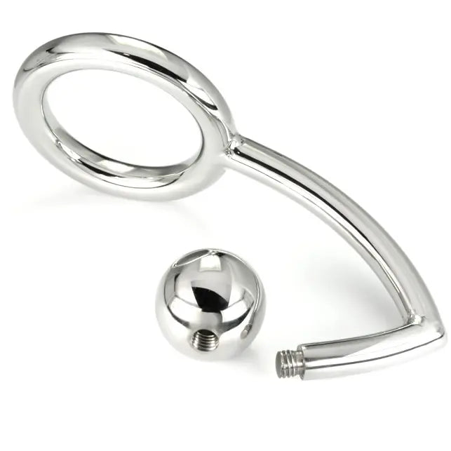 METAL HARD - COCK RING ANILLO CON GANCHO INTRUDER ANAL 45MM METAL HARD