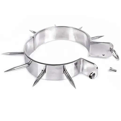 METAL HARD - COLLAR ESCLAVO BDSM CON PUNTAS METAL HARD