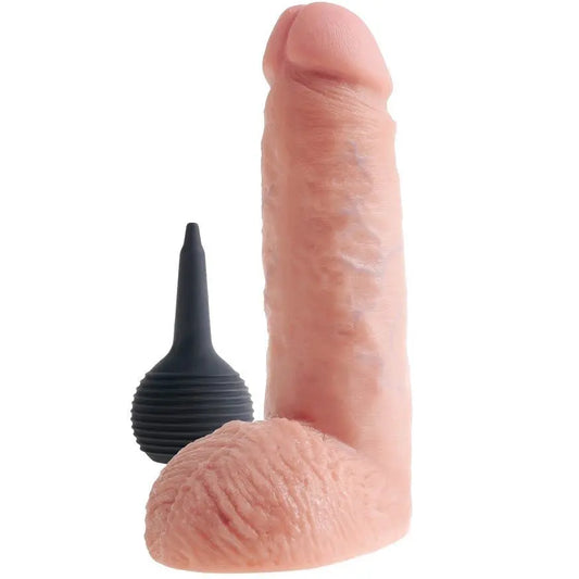 KING COCK - PENE REALISTICO EYACULADOR NATURAL 20.32 CM KING COCK