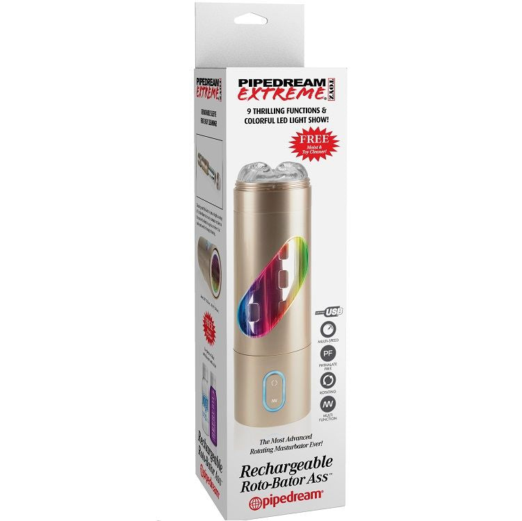 EXTREME TOYZ - ROTO BATOR USB MASTURBADOR MASCULINO ANO EXTREME TOYZ